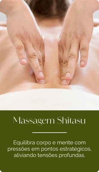 Massagem shiatsu